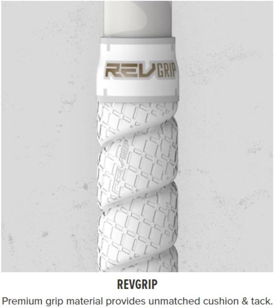 White grip tape with 'REVGRIP' branding on a gray background