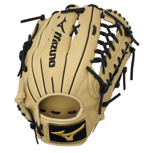 2026 Mizuno GMVP1277P4 MVP Prime BB, Outfielder Baseball Glove, 12.75", Center Pocket Design, Shock 2 Web CAMEL (RG82)