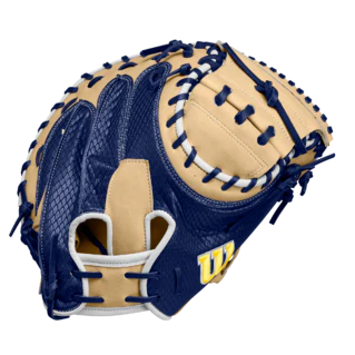 Wilson 2024 Winter A2000 SA34SS Blonde/Navy 34.00" Baseball Catcher's Mitt