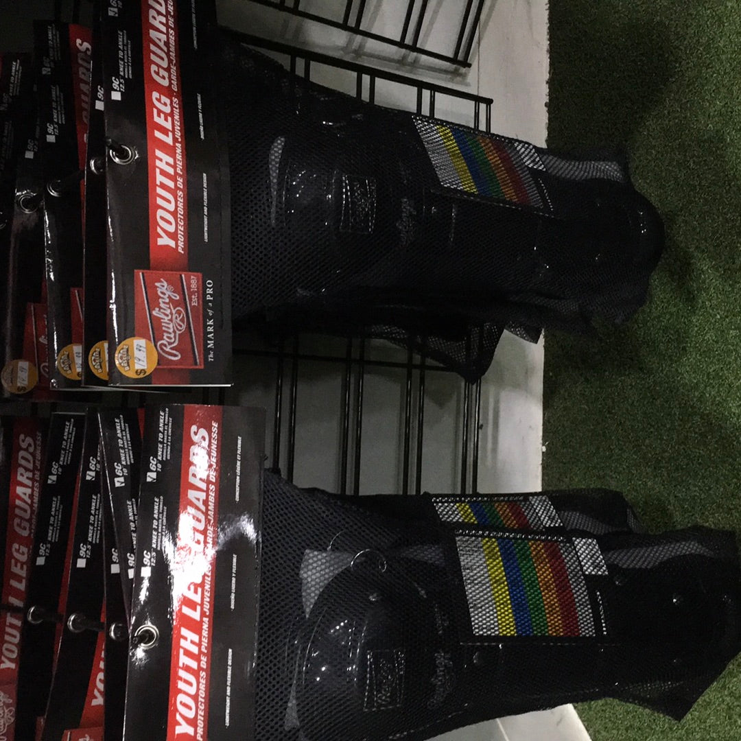 Rawlings Youth Leg Guards 6C 10” Baseline Sports