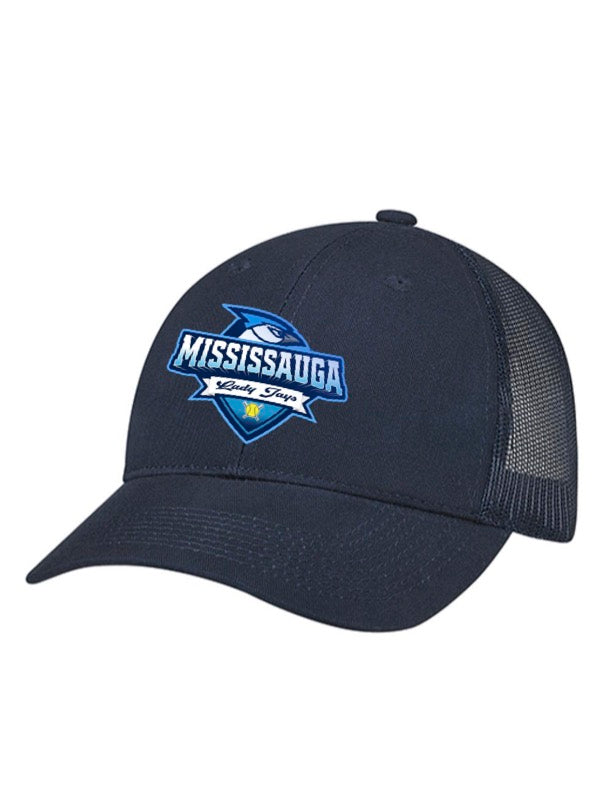 Mississauga Lady Jays Spirit Wear - Navy Trucker Adjustable Hat