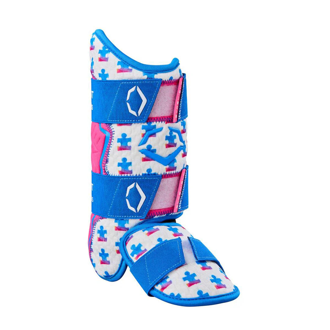 Evoshield X-SRZ Autism Speaks Batter's Leg Guard Adult