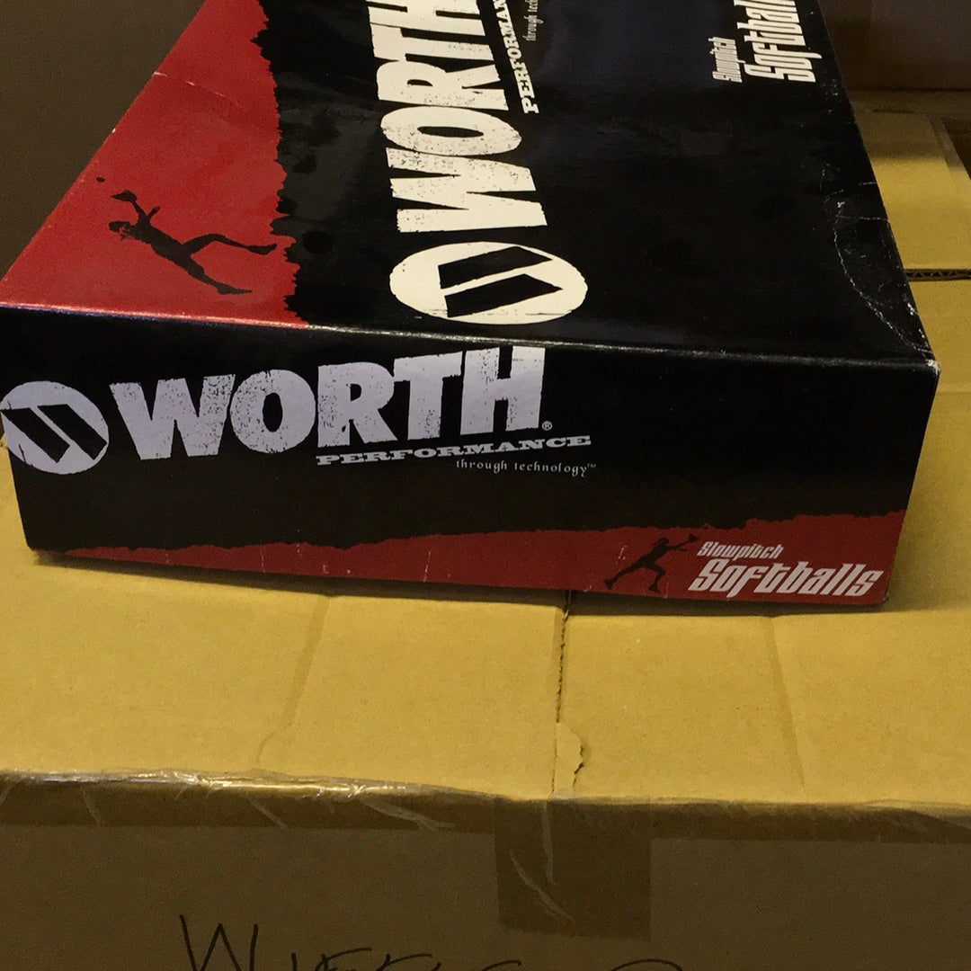 Worth Official League Softball 12 INCH, WC12W (1 Dozen)