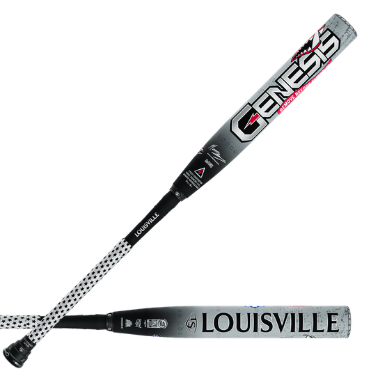 2026 Loiusville Slugger Genesis 2Pc Maxload USSSA Matt Brady Black & Silver Bat