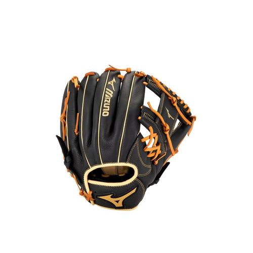 2026 Mizuno Prospect Select Series Infield/Pitcher Baseball Glove 11.5" BLACK-BROWN (R980)