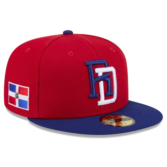 New Era Red/Blue Dominican Republic 2026 World Baseball Classic 59FIFTY Fitted Hat