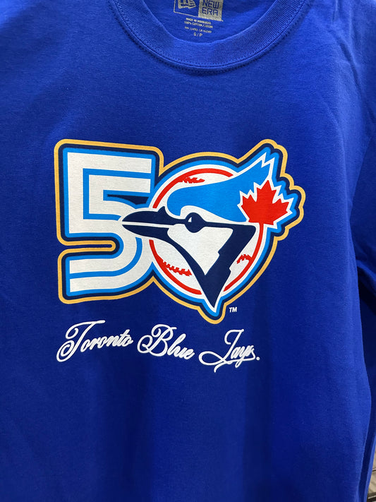 Toronto Blue Jays 50th Anniversary T-Shirt – Limited Edition MLB Fan Gear | Baseline Sports Canada