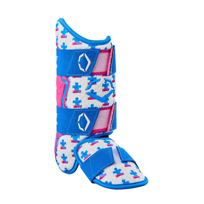 Evoshield X-SRZ Autism Speaks Batter's Leg Guard Adult