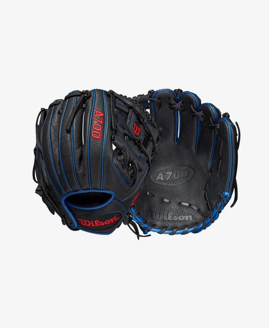 Wilson A700 11.25 Inch Glove (Black/Royal/Red)