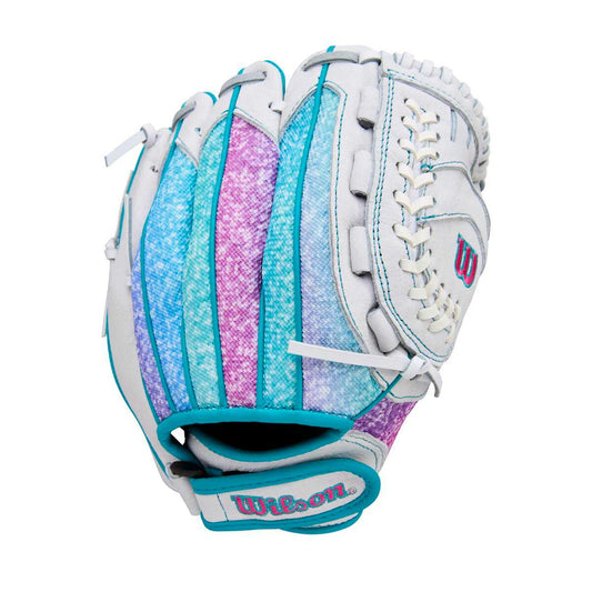 2026 Wilson Flash Closed Web White/Purple/Teal 11"-RHT