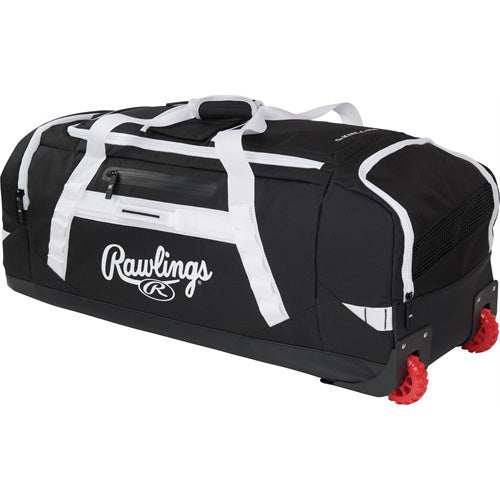Rawlings YADI2 Wheeled Equipment Bag, Black