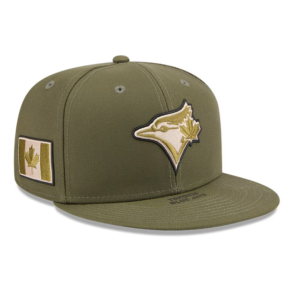 Toronto Blue Jays New Era 2026 Armed Forces Day 59FIFTY Fitted Hat - Olive