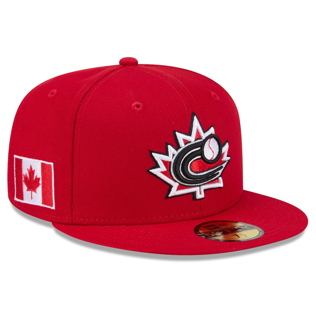 New Era Red Canada 2026 World Baseball Classic 59FIFTY Fitted Hat
