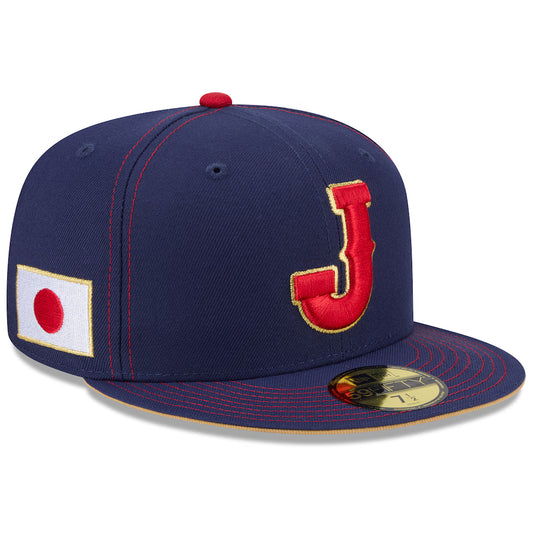 New Era Navy Japan 2026 World Baseball Classic 59FIFTY Fitted Hat