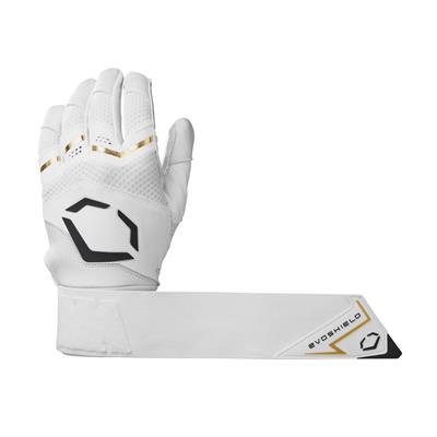 EVOSHIELD CARBYNE BATTING GLOVES W/ STRAP